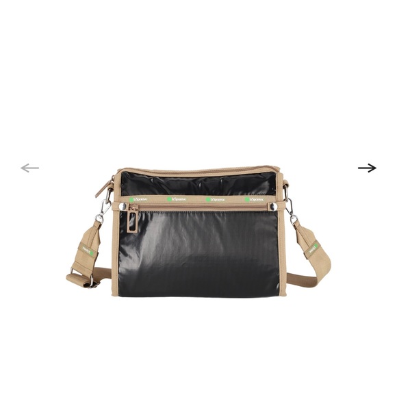 NWT LeSportSac Classic Streetsmart Purse Shiny Black Finish - Picture 3 of 5